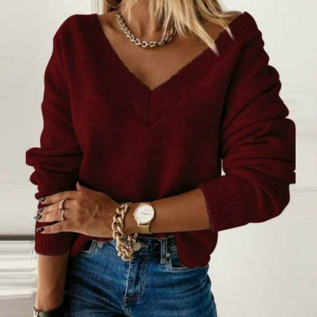 Drune | Pullover mit V-Ausschnitt