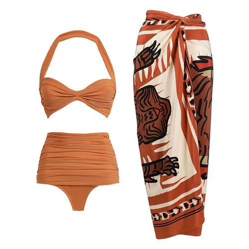 Damen Badeoutfit mit asymmetrischem Design Drune