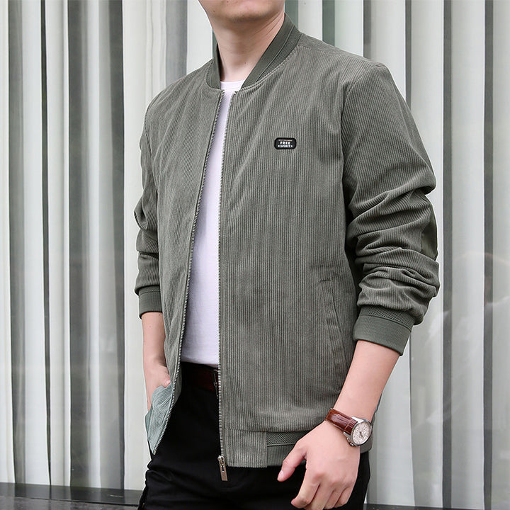 Herren Trendige Cordjacke Drune