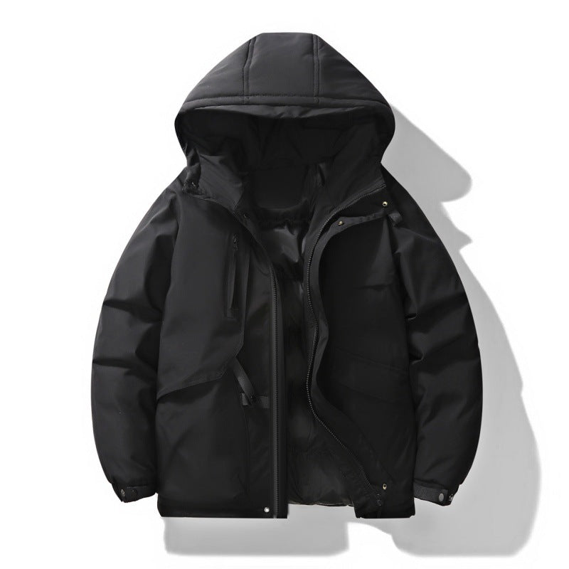 Herren Isolierte Parka-Jacke mit Kapuze Drune