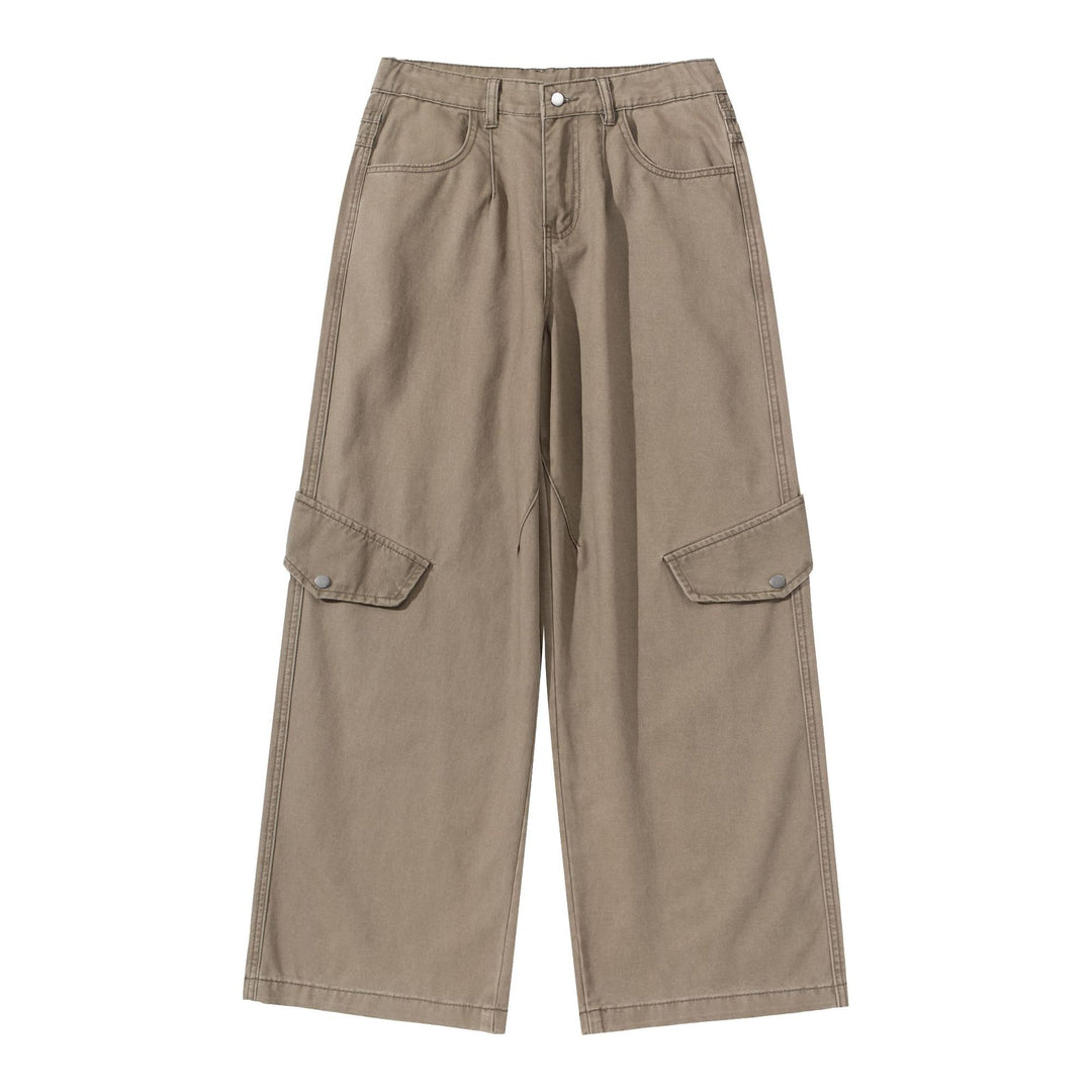 Damen Cargo‑Culotte mit hoher Taille, weitem Bein und Klappentaschen Drune
