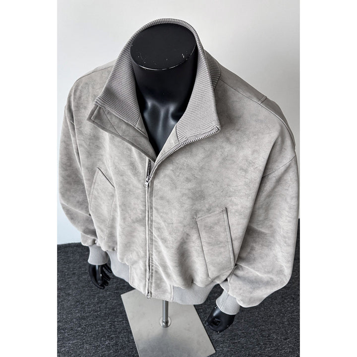 Herren Modische Oversized Bomberjacke Drune