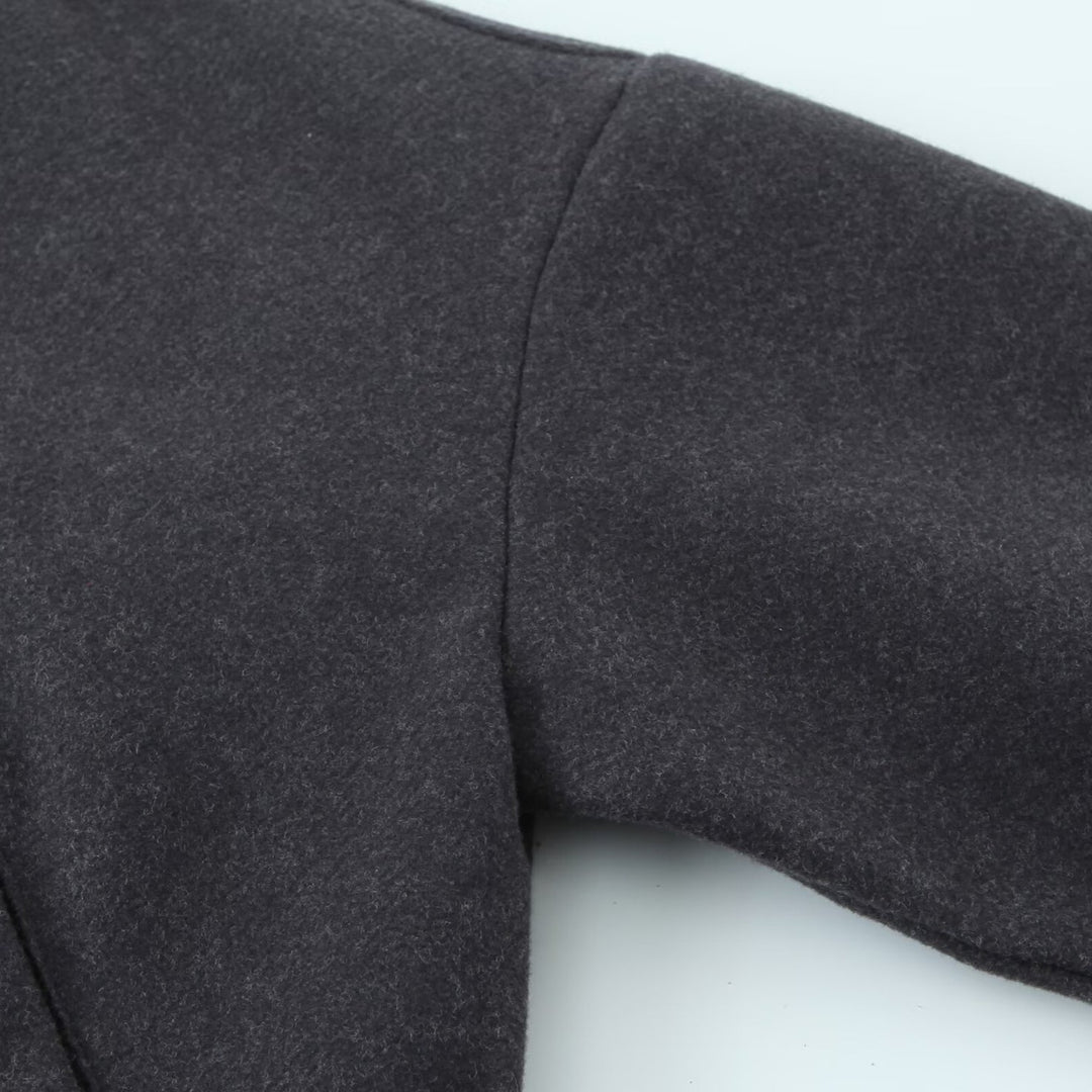 Damen Kurzjacke im Bomberstil mit Stehkragen, Druckknopfleiste und elastischem Saum Drune