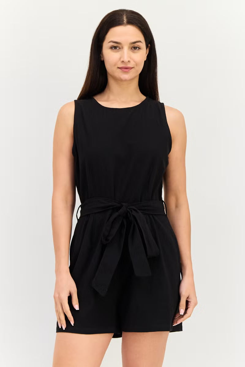 Damen Jumpsuit mit eleganter Taillierung und praktischen Taschen Drune