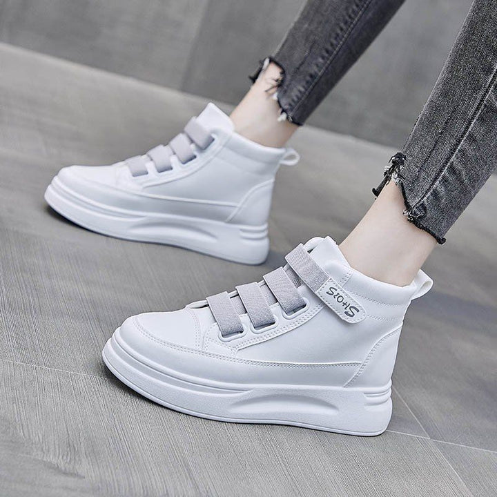 Damen High-Top Sneaker mit leichtem Design und verstellbaren Riemen Drune