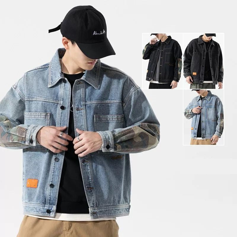 Herren Lässige Modern Denimjacke Drune