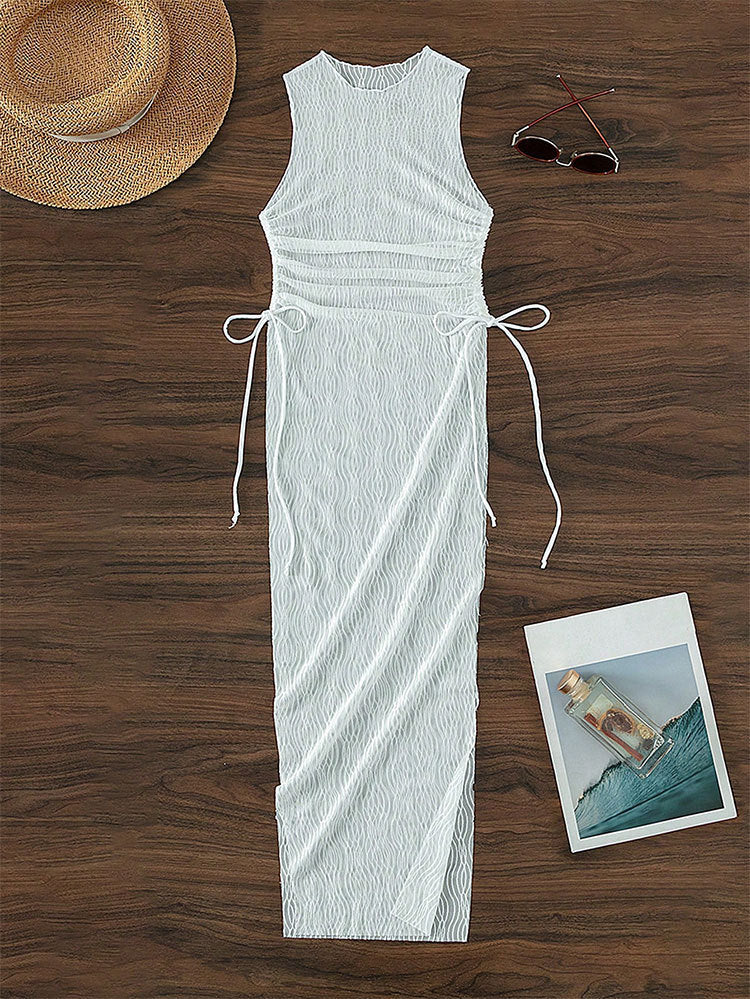 Damen Maxikleid mit elegantem Wickeldesign Drune