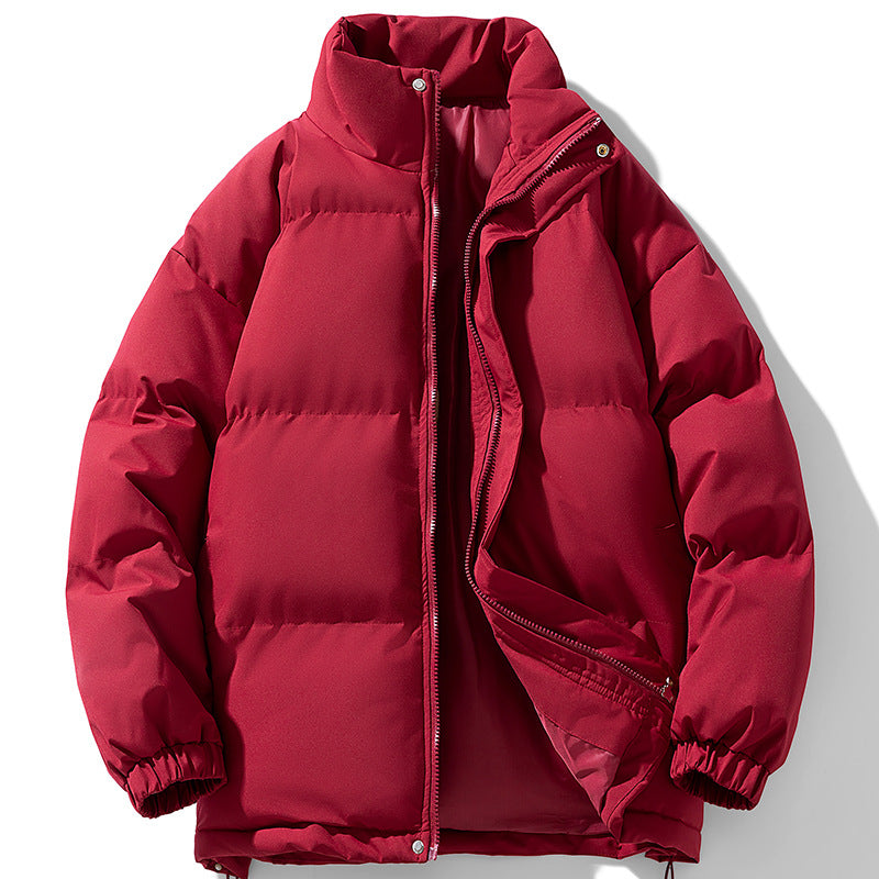 Herren gesteppte Kapuzen-Isolationsjacke mit Thermowattierung und Kordelzug Drune
