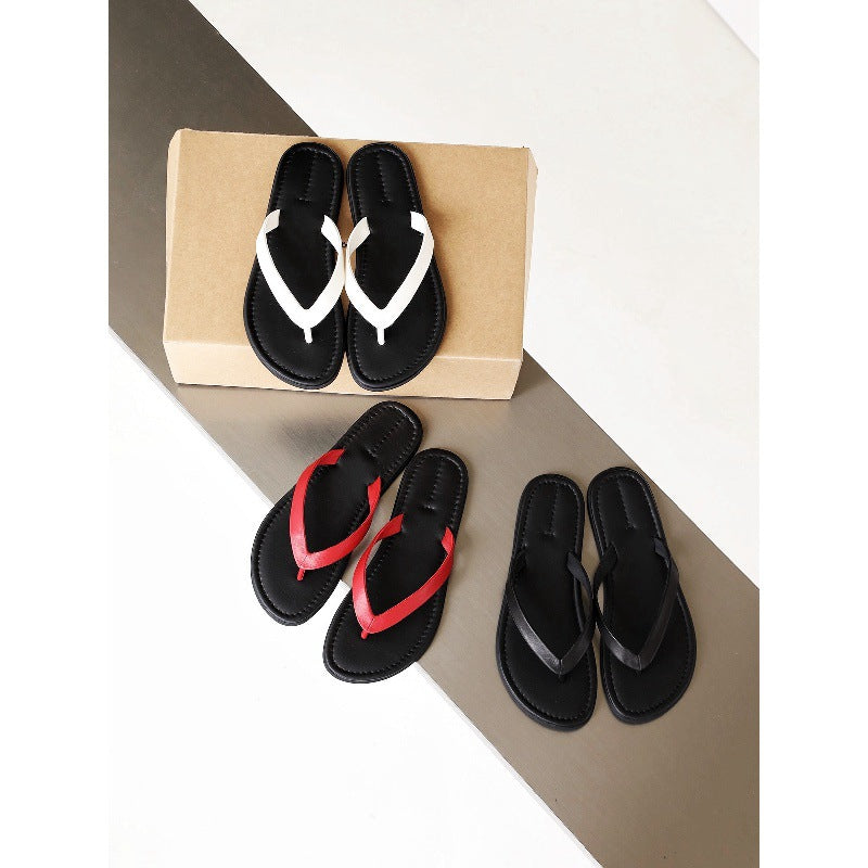 Damen Zehentrenner-Sandalen mit bequemem Fußbett und elegantem Riemendesign Drune