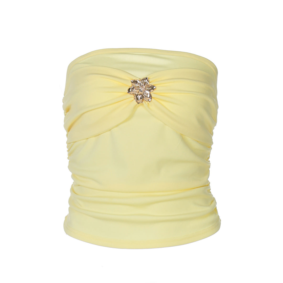 Damen Bustieroberteil mit elegantem Twist und glitzerndem Schmuckdetail Drune