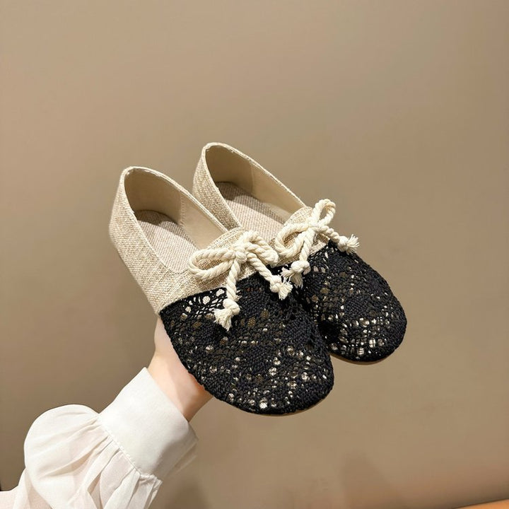Damen Ballerinas mit raffinierter Häkelspitze und hochwertigem Obermaterial Drune