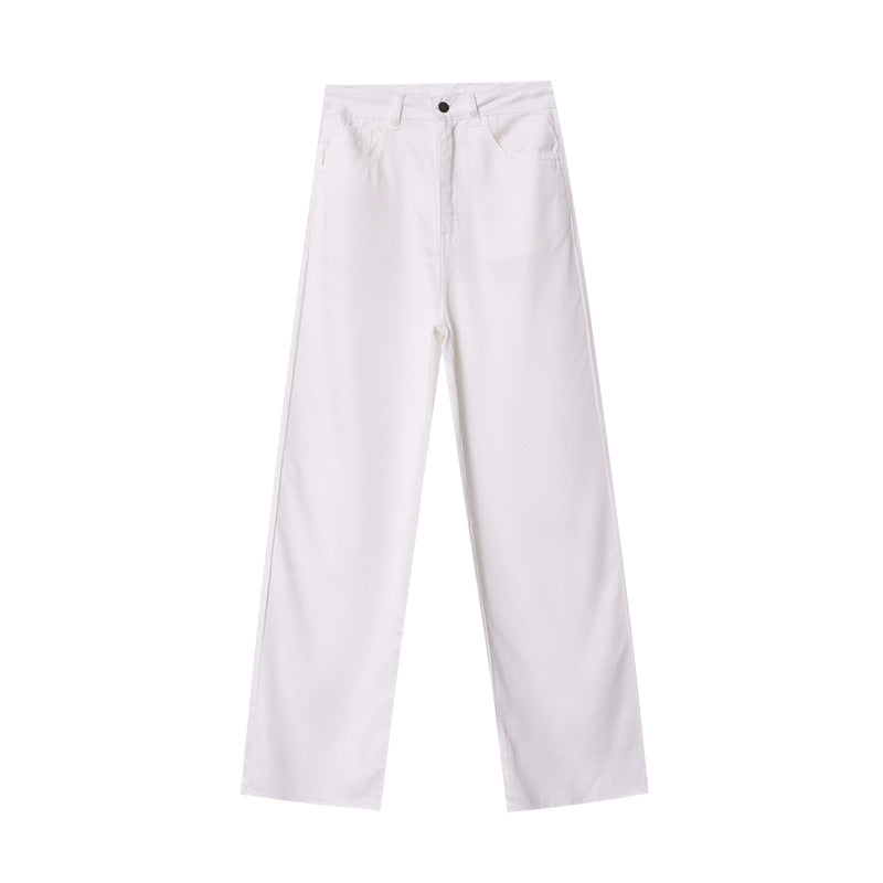 Damen Modische Weit geschnittene Jeanshose Drune