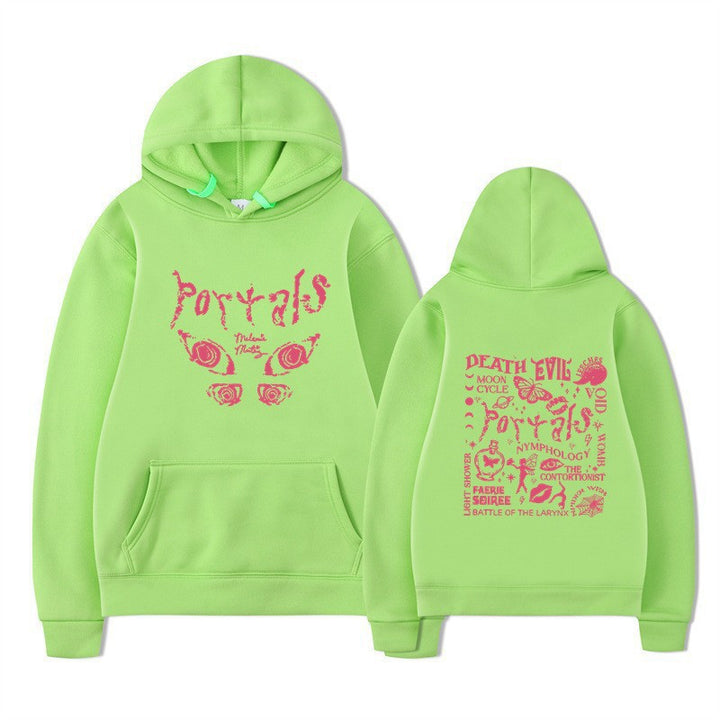 Damen Kapuzenpullover mit kreativem Motiv und bequemer Passform Drune