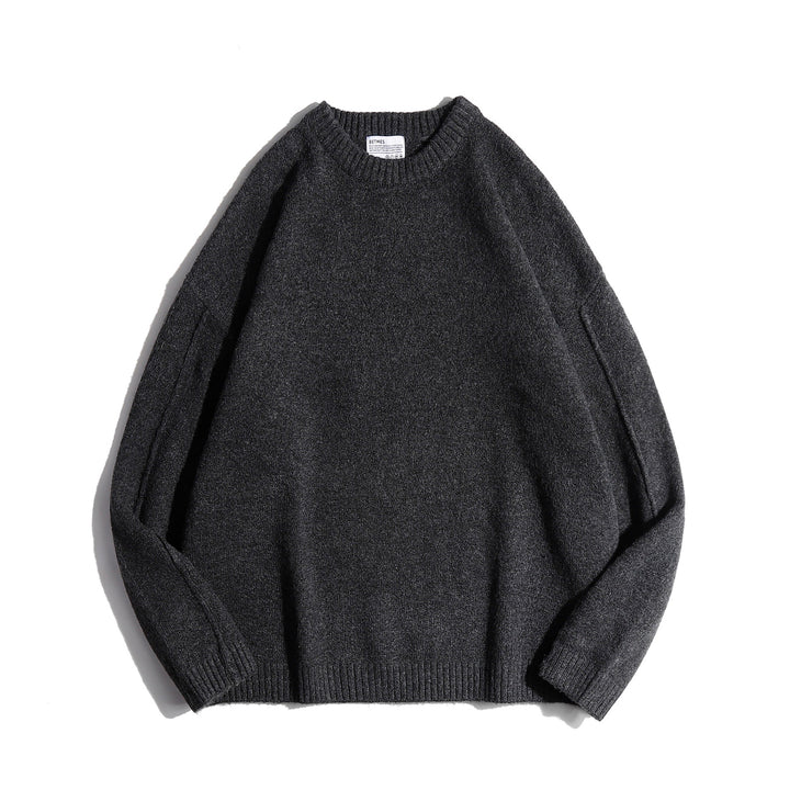 Damen Klassischer Rundhals-Pullover Drune