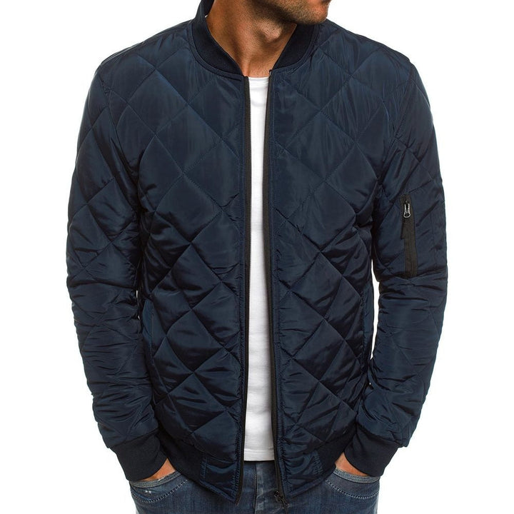 Herren Steppjacke mit praktischen Taschen und elastischen Bündchen Drune