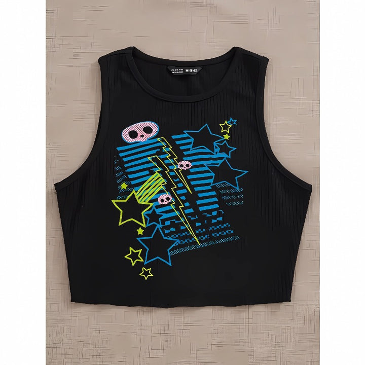 Damen T-Shirt mit lebhaftem Grafiken und einzigartigem Design Drune