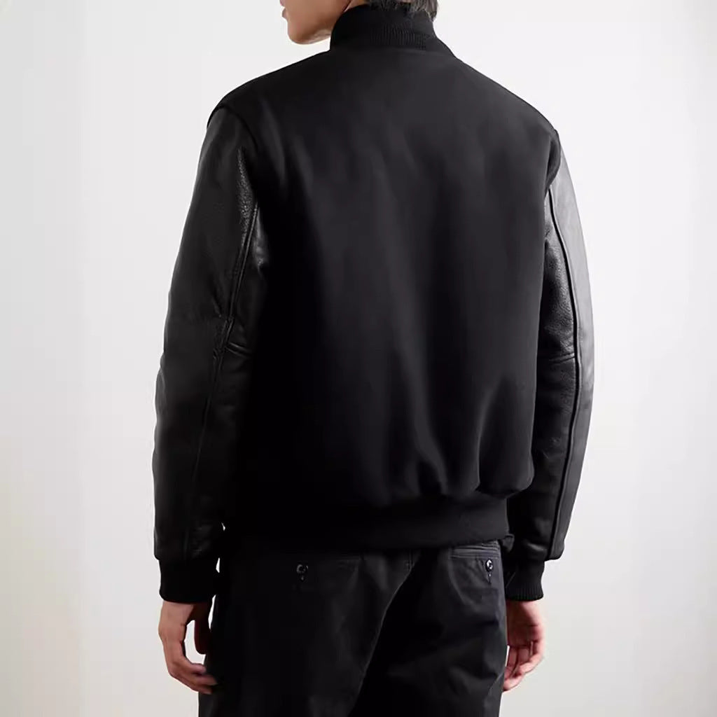 Herren stylische Collegejacke mit ärmeln Drune