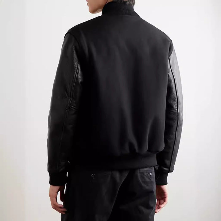 Herren stylische Collegejacke mit ärmeln Drune