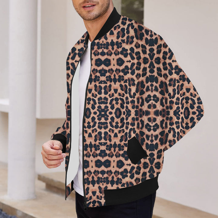 Herren modische Bomberjacke mit Wildleder-Look Drune