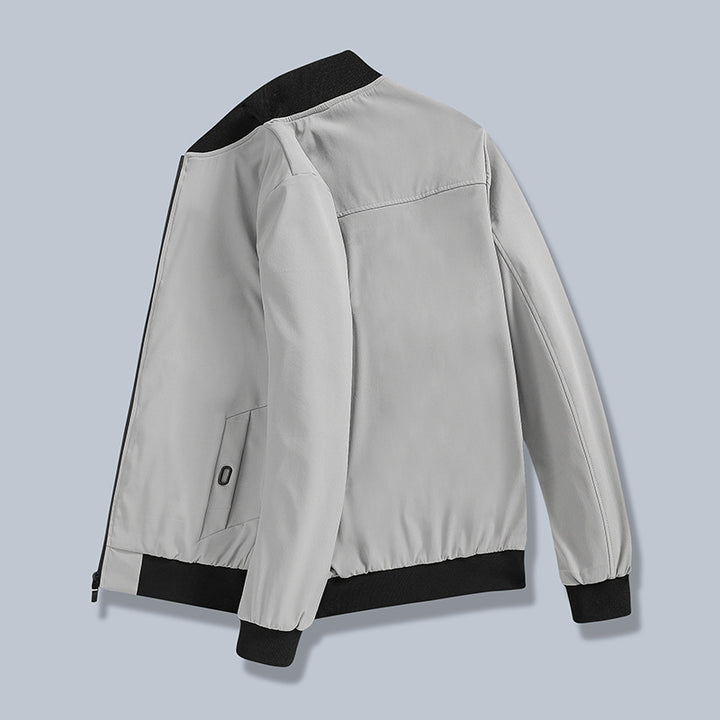 Herren sportliche Übergangsjacke mit elastischen Bündchen und innovativen Taschen Drune