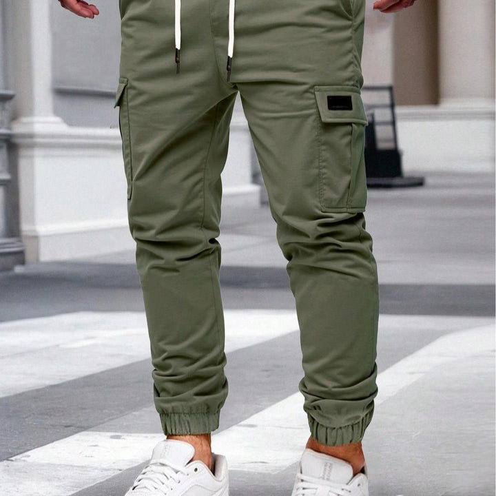 Herren Cargo-Hose mit elastischem Bund und multifunktionalen Taschen Drune