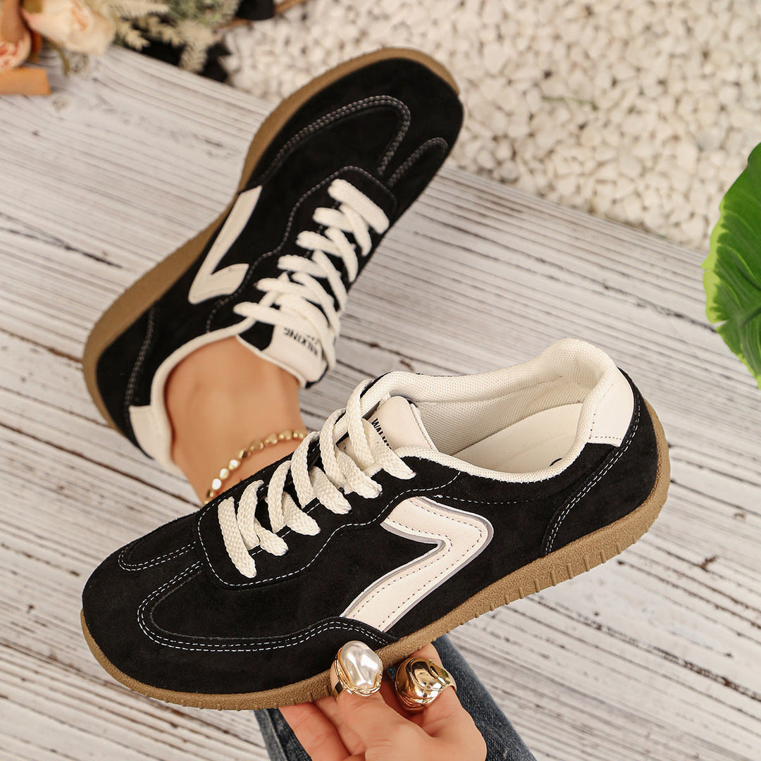 Damen Casual Sneakers aus hochwertigem Wildleder mit rutschfester Sohle Drune