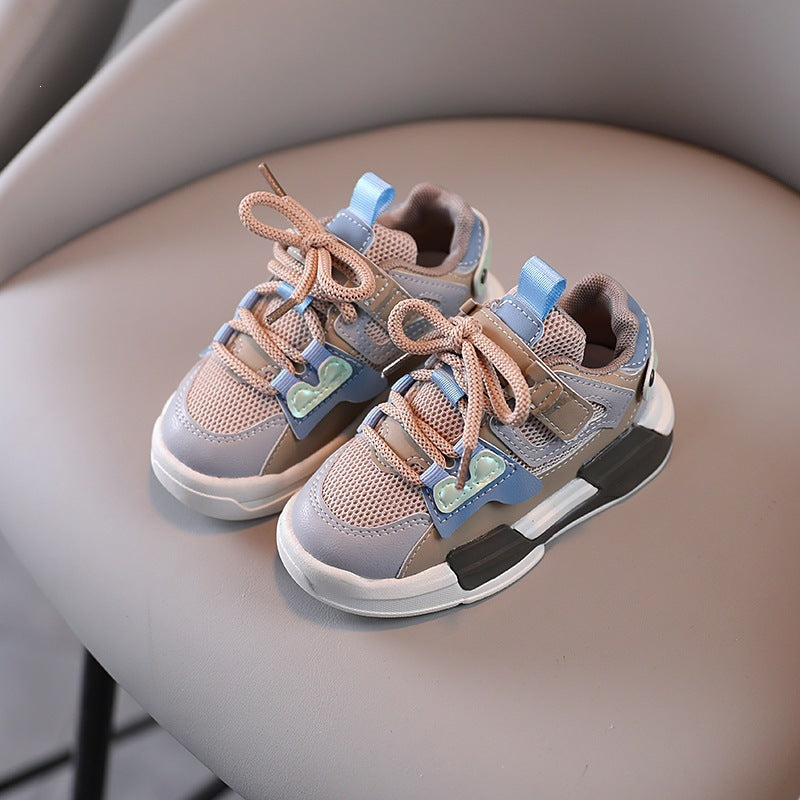 Damen Gepolsterte Freizeit‑Sneaker mit Mesh‑Einsätzen und dämpfender Plateausohle Drune