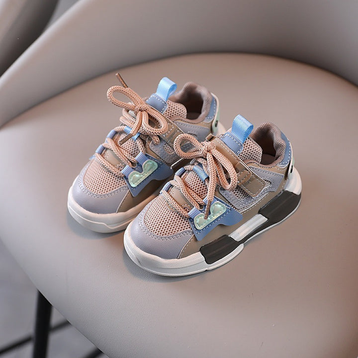 Damen Gepolsterte Freizeit‑Sneaker mit Mesh‑Einsätzen und dämpfender Plateausohle Drune