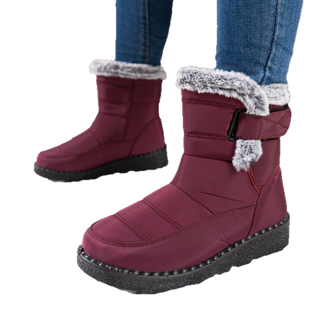 Damen Winterboots mit warmem Fleece-Futter und rutschfester Sohle Drune