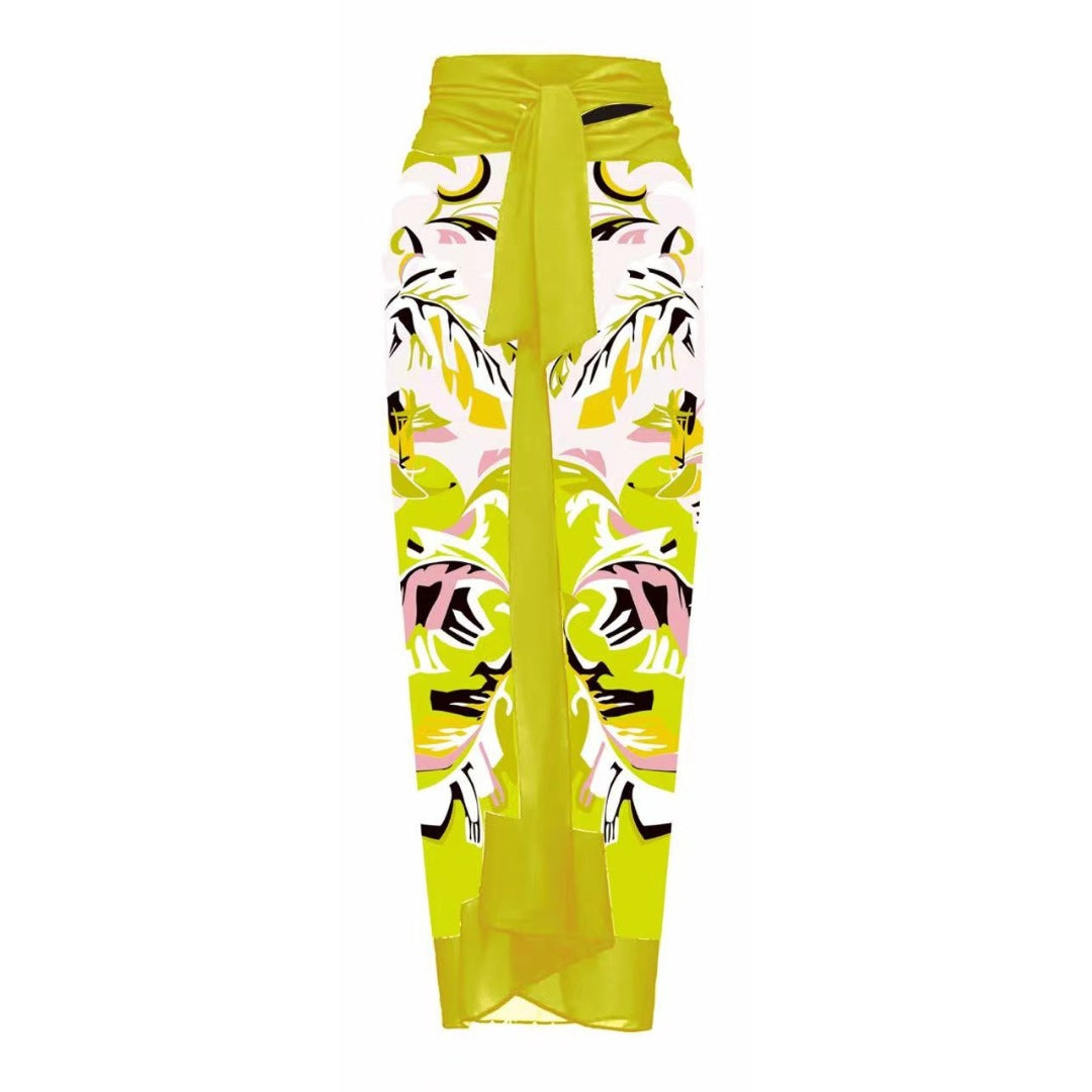 Damen Einteiler Badeanzug mit floralem 3D-Design Drune