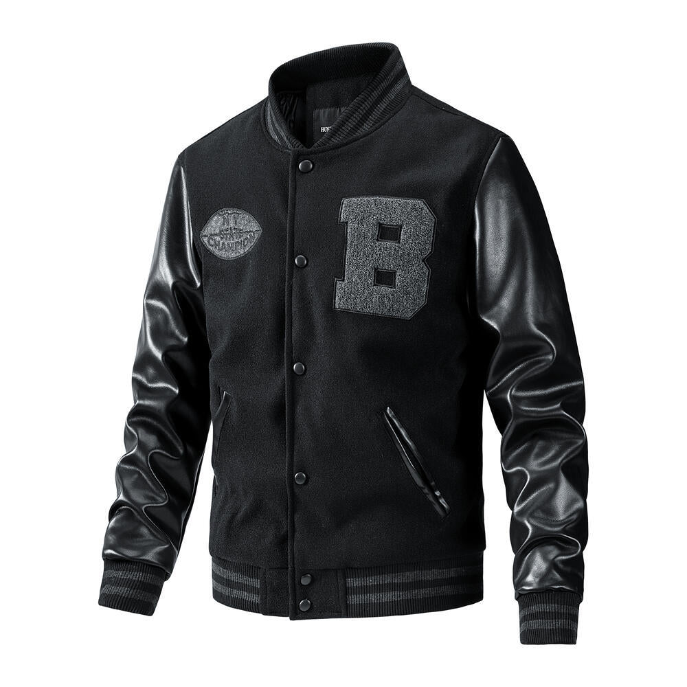 Herren Sportliche Collegejacke Drune