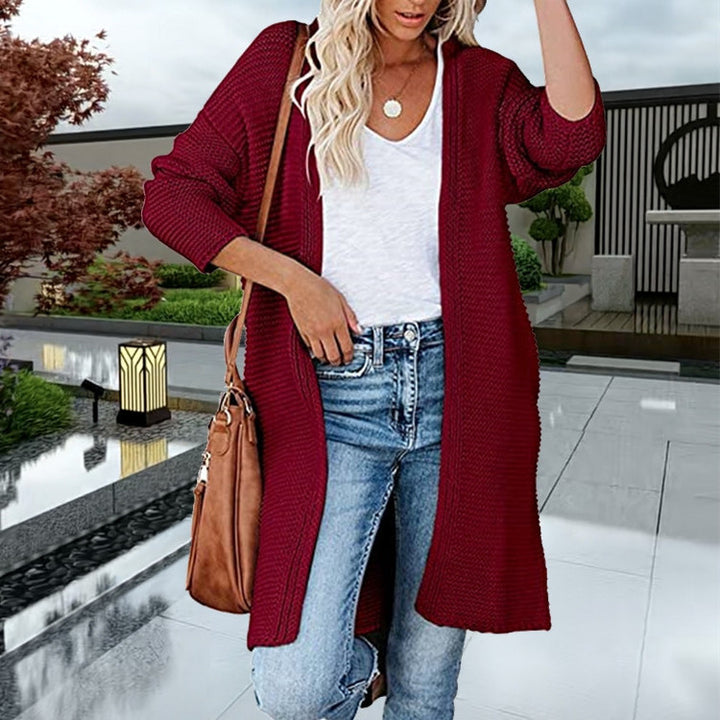 Damen Grobstrickmantel im lässigen Oversized-Stil Drune