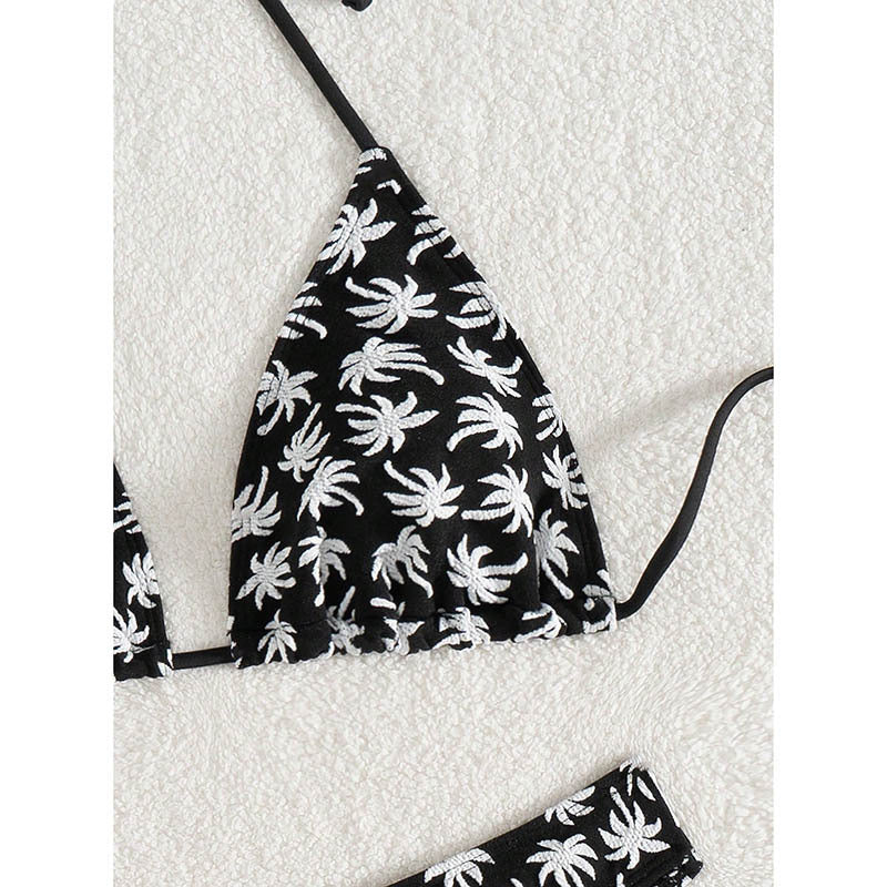 Damen Triangel-Bikini mit floralem Print Drune