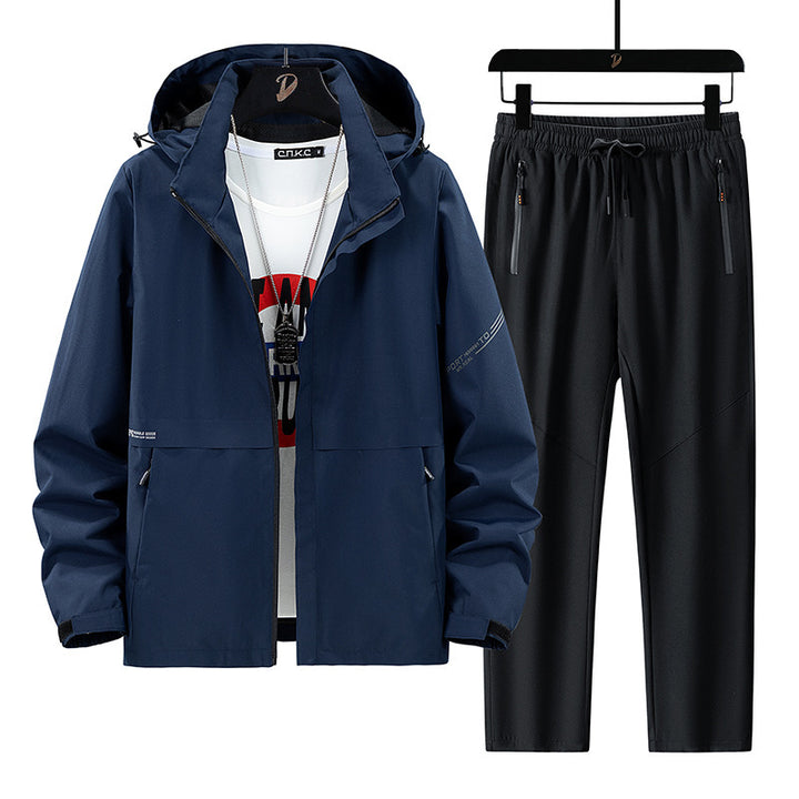 Herren Praktisches Sportset mit Jacke und Hose Drune