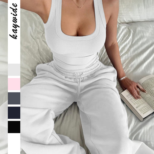 Damen nan weite High‑Waist Loungehose mit Kordelzug elastischem Komfortbund und Eingrifftaschen Drune