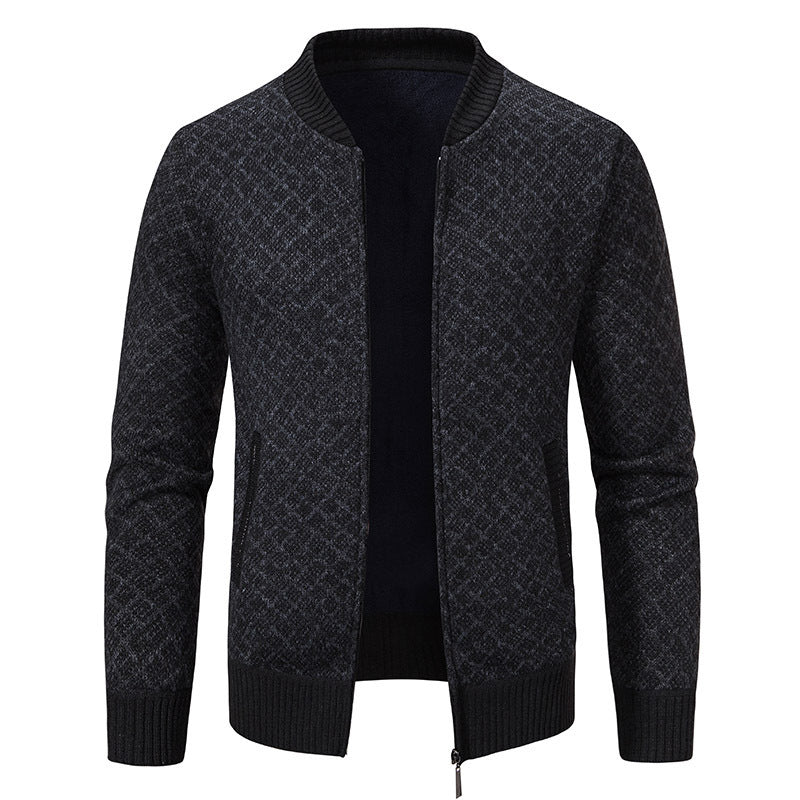 Herren modischer Strickblazer mit feinem Strukturmuster Drune