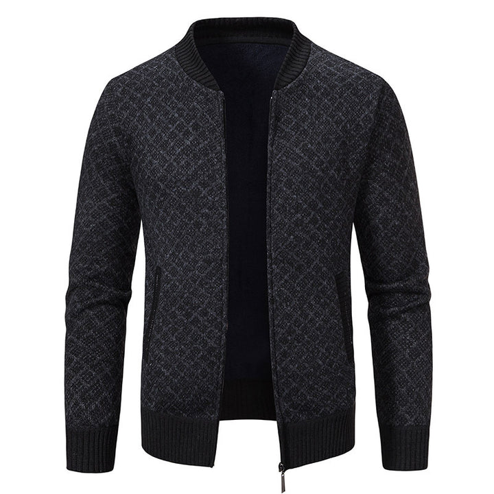 Herren modischer Strickblazer mit feinem Strukturmuster Drune