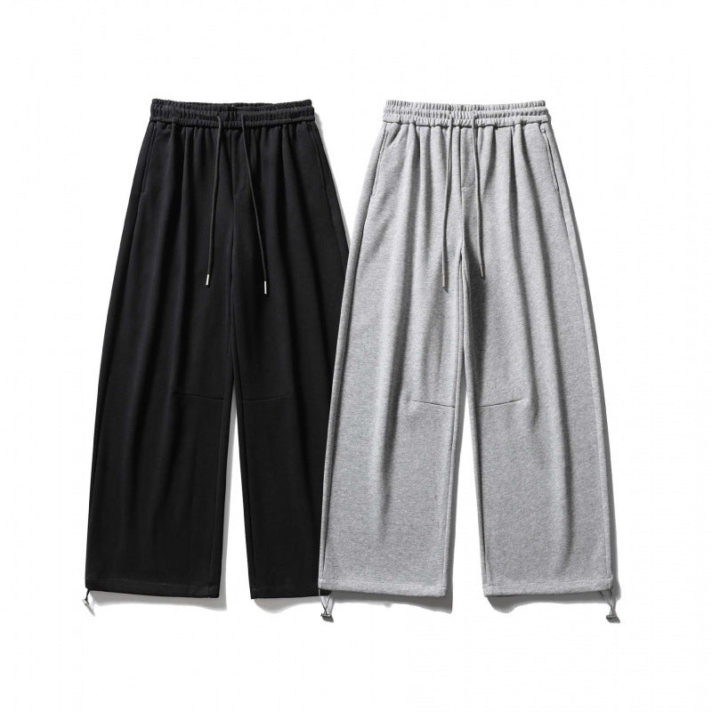 Unisex Weite Sweatpants mit Tunnelzugbund, Kordelzug und verstellbaren Beinriegeln Drune