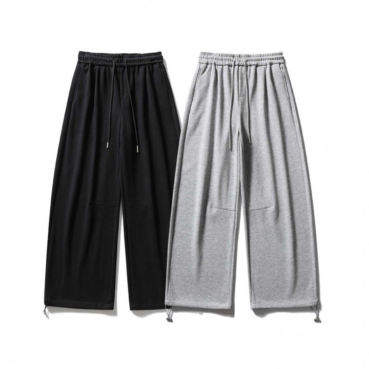 Unisex Weite Sweatpants mit Tunnelzugbund, Kordelzug und verstellbaren Beinriegeln Drune