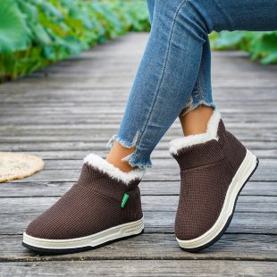Damen gefütterte Stiefeletten mit elastischem Halsausschnitt Drune