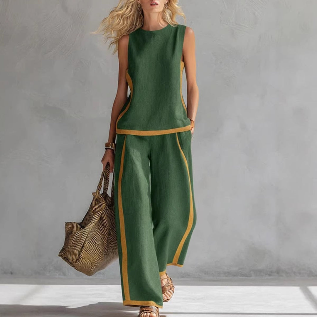 Damen lässiges Sommeranzug-Set Drune