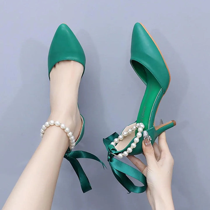Drune | Elegante Schuhe mit Perlen und Schnalle