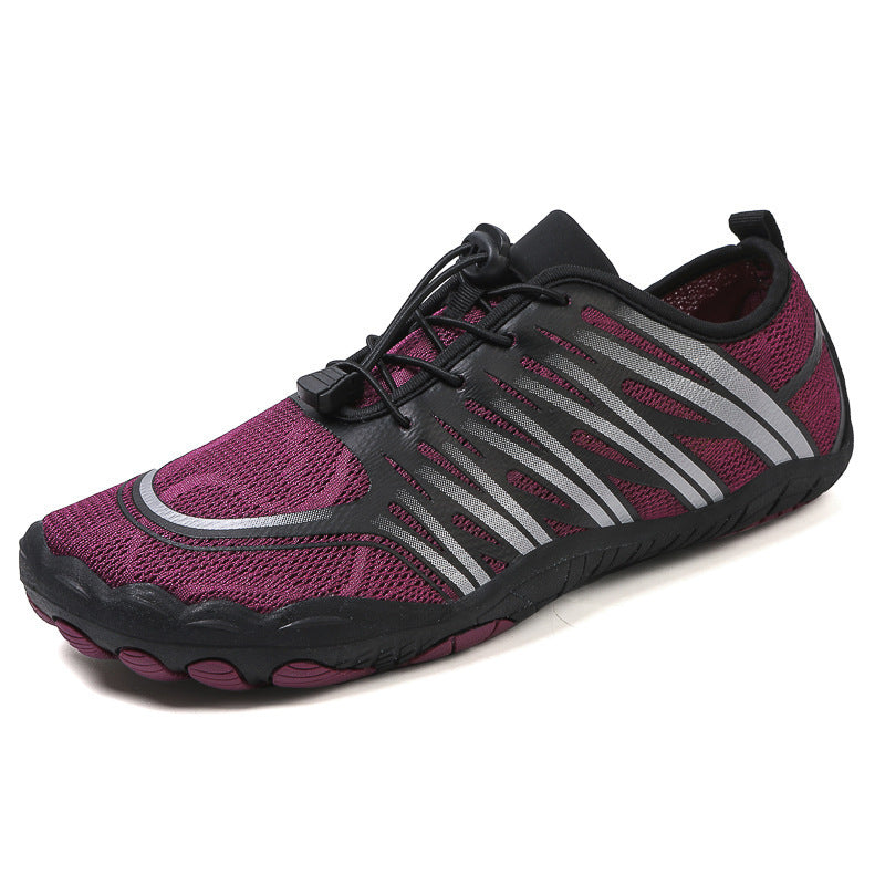 Damen nan minimalistischer Barfuß-Wasserschuh mit ultraflexibler Minimalsohle und Kordelzugverschluss Drune