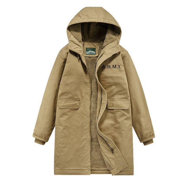Herren Lange Parkajacke Drune