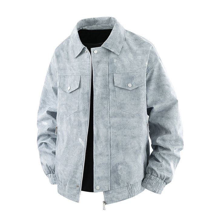 Herren Modische Übergangsjacke mit geschmeidiger Textur