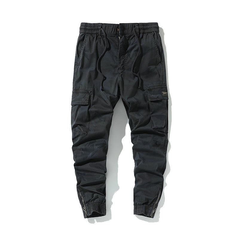 Herren Cargojogger mit Tarn-Canvas, Komfort-Tunnelzug und großen Klappfächern Drune