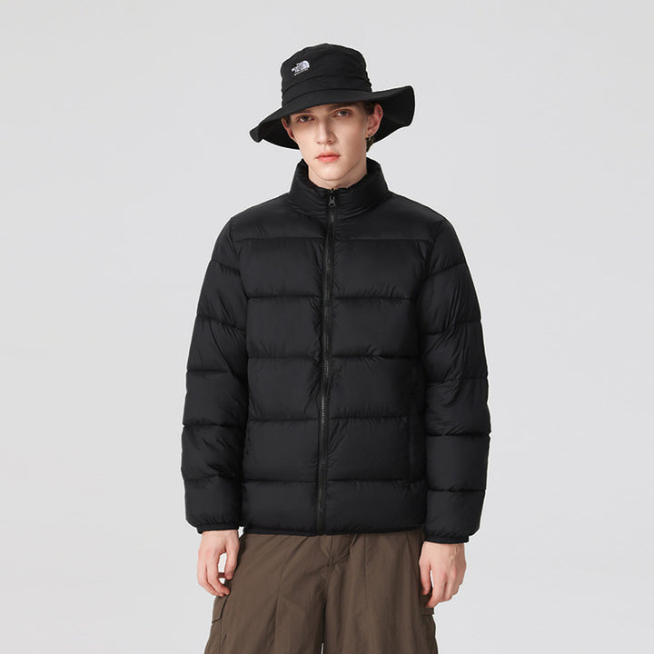 Herren Gepolsterte Steppjacke mit hohem Stehkragen und thermischer Isolierung Drune