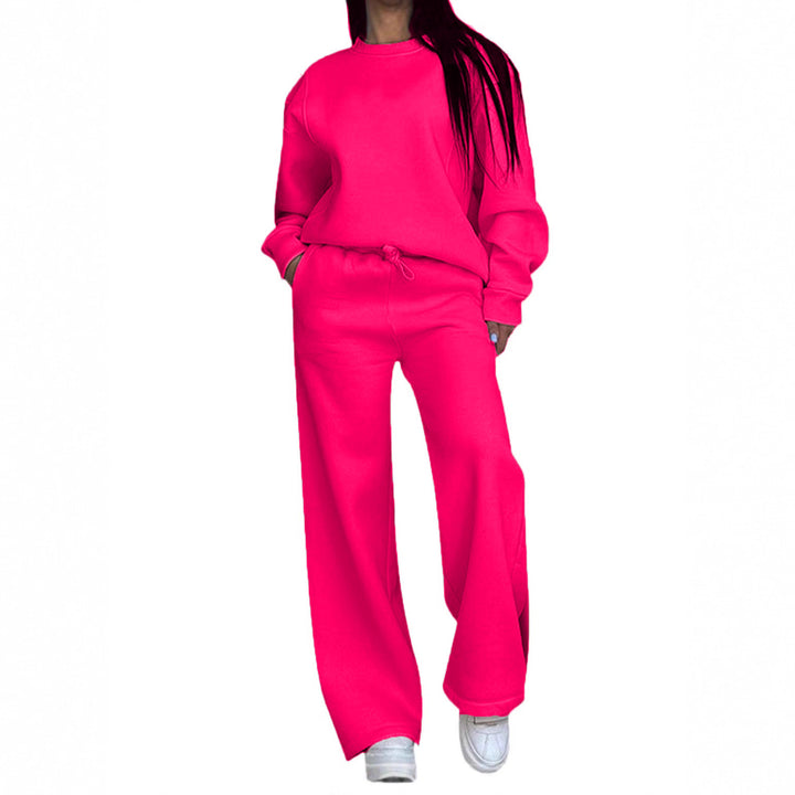 Damen nan lässiges Oversize Sweatshirt und weite Jogginghose Set Drune