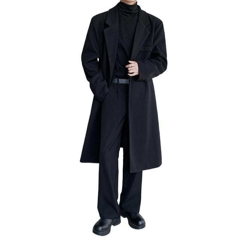 Herren Eleganter Wollmantel Drune