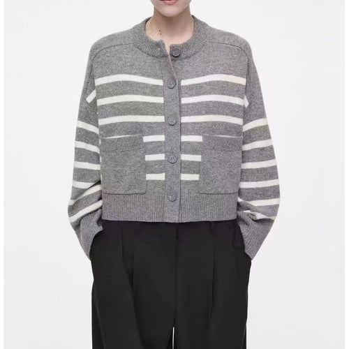 Damen Modische Strickjacke Drune